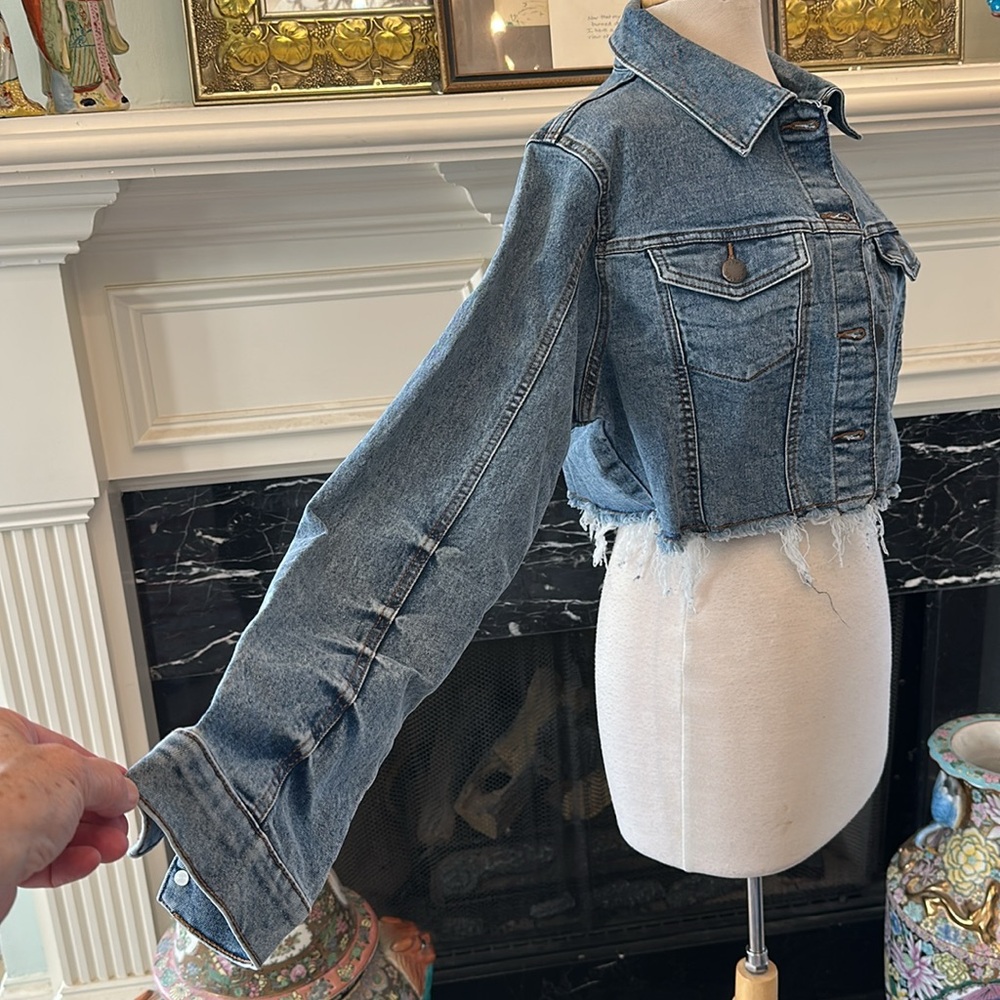 “VIP Jeans” Blue Denim Jacket - Picture 2 of 4